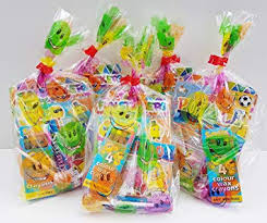 25 x Children's unisex pre filled party bags with favours and ...
